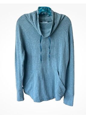 Columbia Women’s Funnel Neck Space Dye Pullover Sweatshirt Blue M